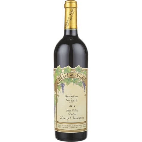 2021 NICKEL & NICKEL QUICKSILVER CABERNET, CALIFORNIA