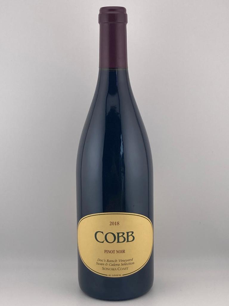 2018 COBB PINOT NOIR DOC'S RANCH VINEYARD SWAN & CALERA SELECCION, SONOMA COAST CALIFORNIA