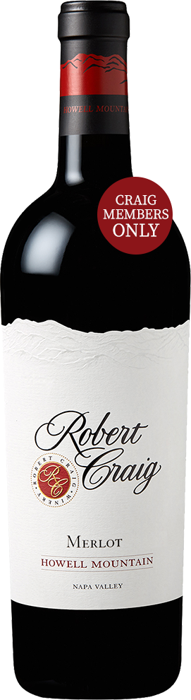 2016 ROBERT CRAIG MERLOT SAUVIGNON HOWELL MOUNTAIN, NAPA VALLEY CALIFORNIA