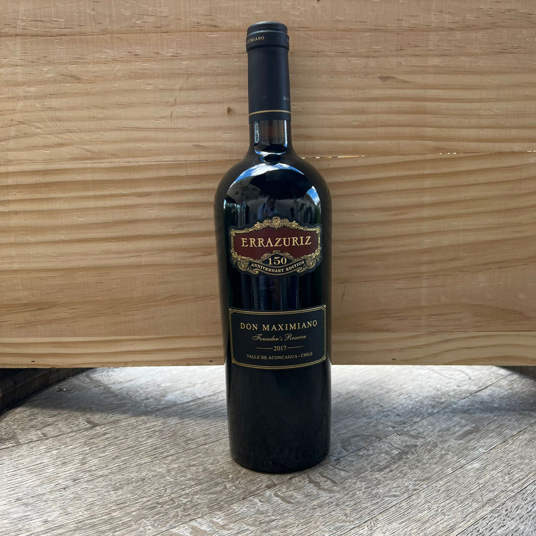 2017 ERRAZURIZ DON MAXIMIANO FOUNDER'S RESERVE, VALLE DE ACONCAGUA CHILE