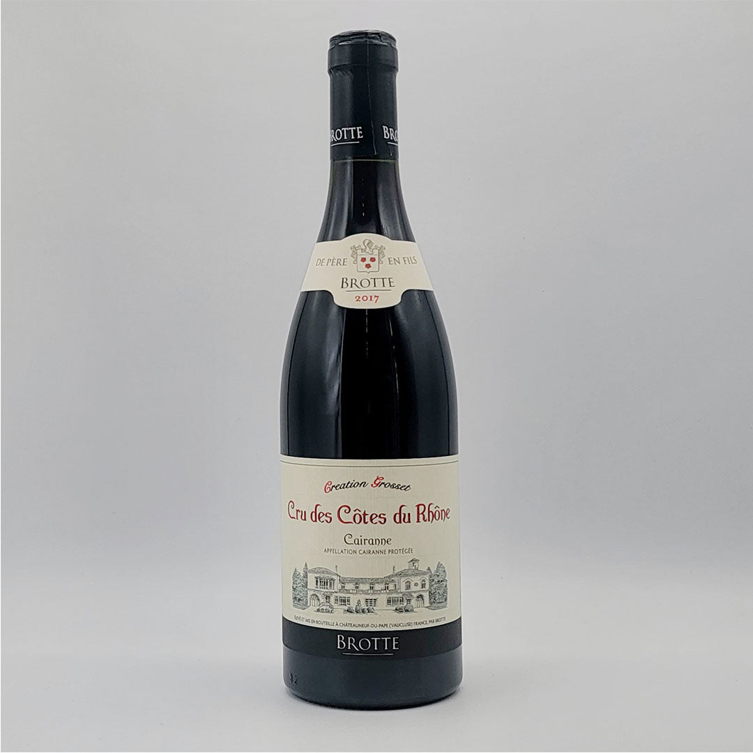 2017 BROTTE CRU DES COTES DU RHONE CAIRANNE, RHONE FRANCE