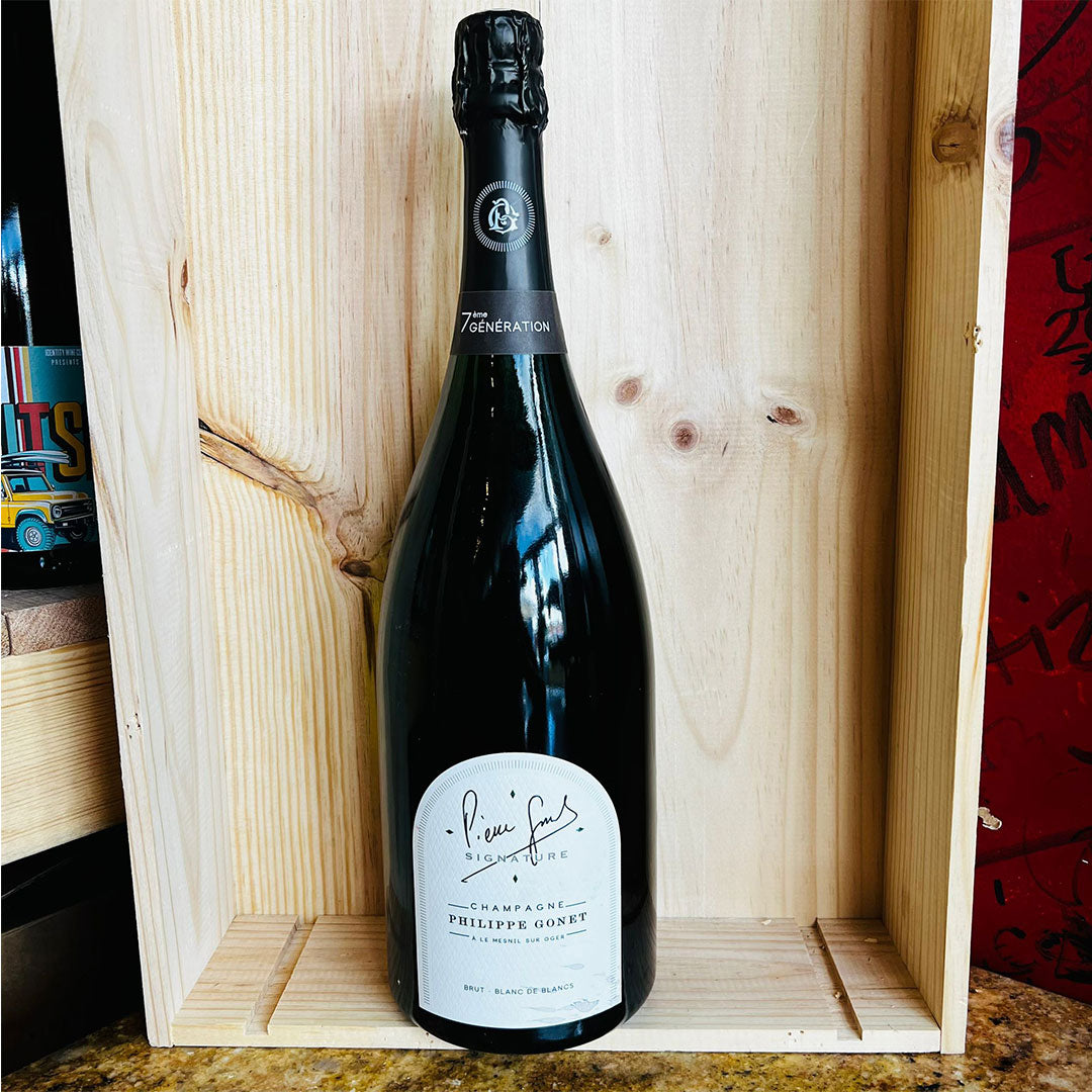 PHILIPPE GONET MAGNUM SIGNATURE BLANC DE BLANCS 1.5 LITER, CHAMPAGNE FRANCE