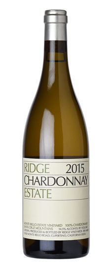 2015 RIDGE CHARDONNAY ESTATE, SANTA CRUZ MOUNTAINS, CALIFORNIA