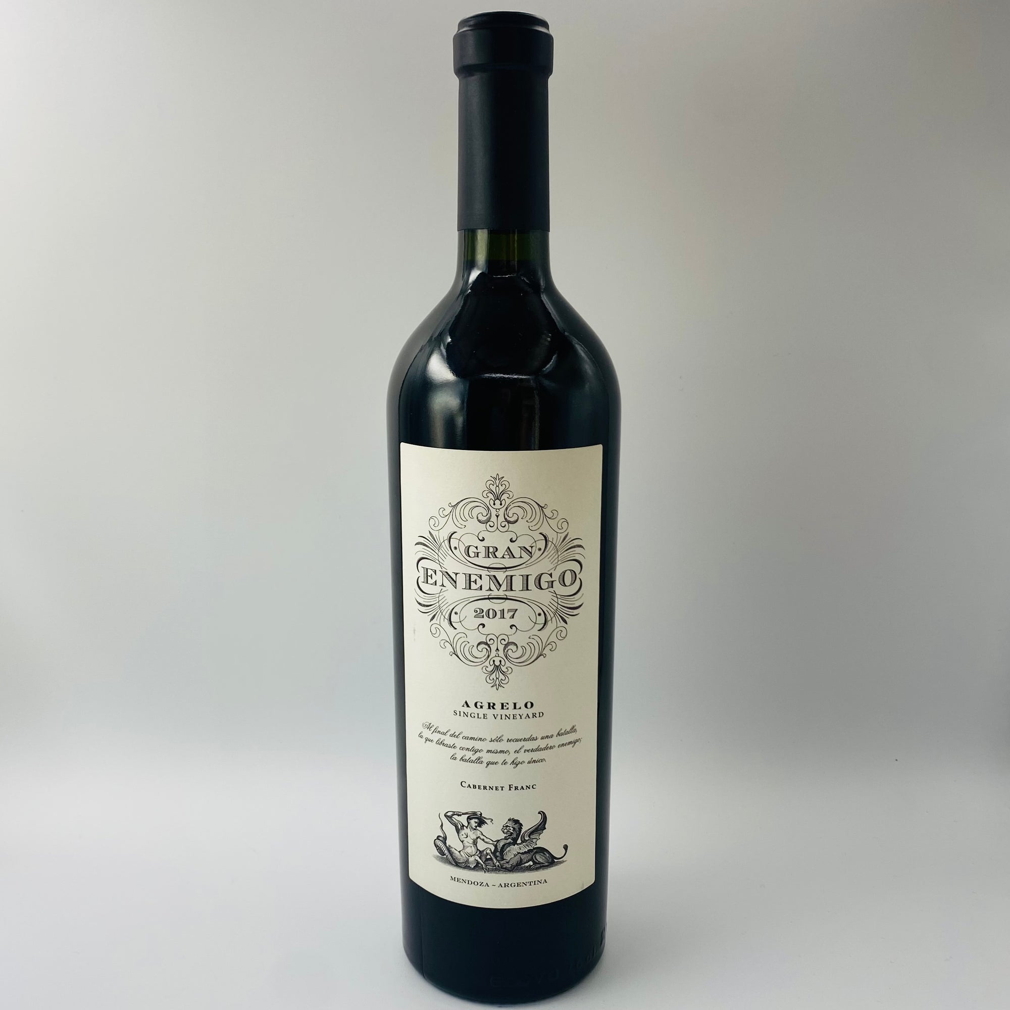 2019 GRAN ENEMIGO CABERNET FRANC, AGRELO MENDOZA ARGENTINA