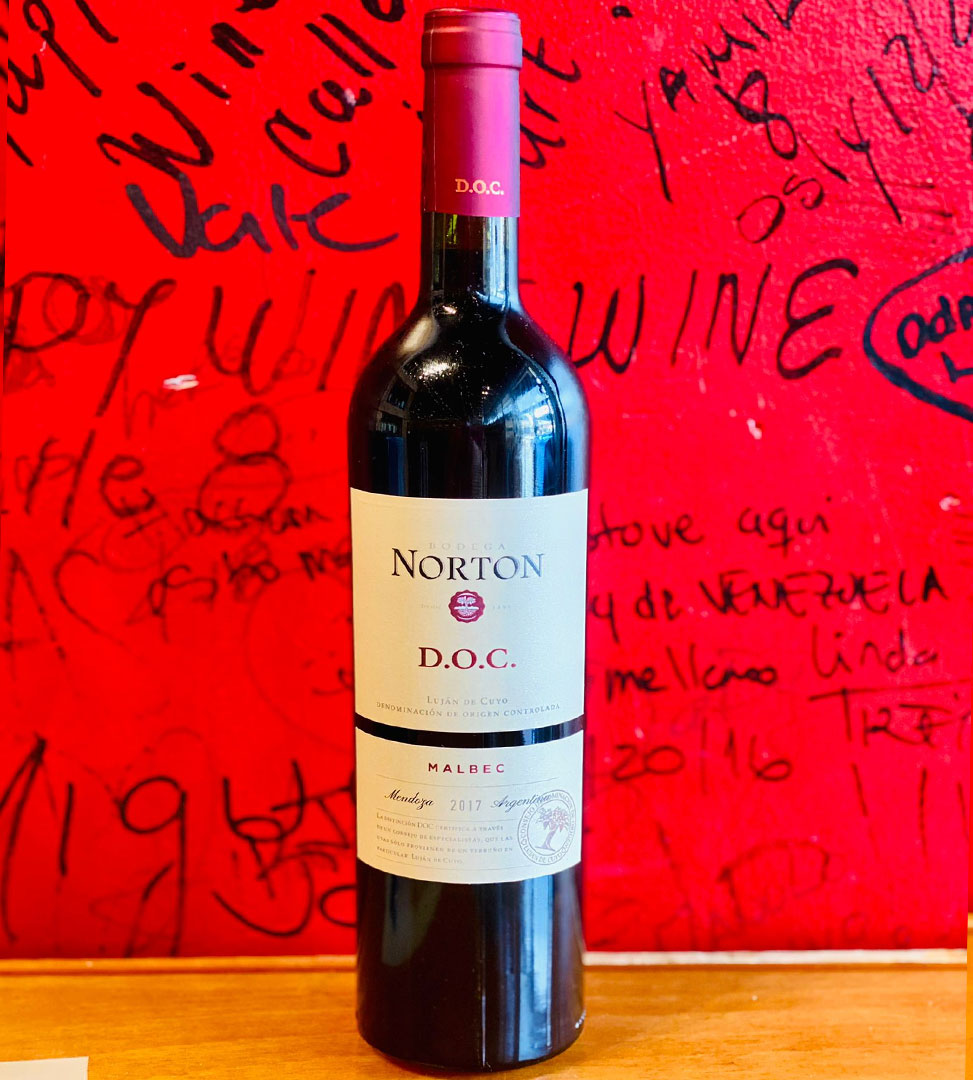 2017 NORTON DOC MALBEC, LUJAN DEL CUYO MENDOZA ARGENTINA