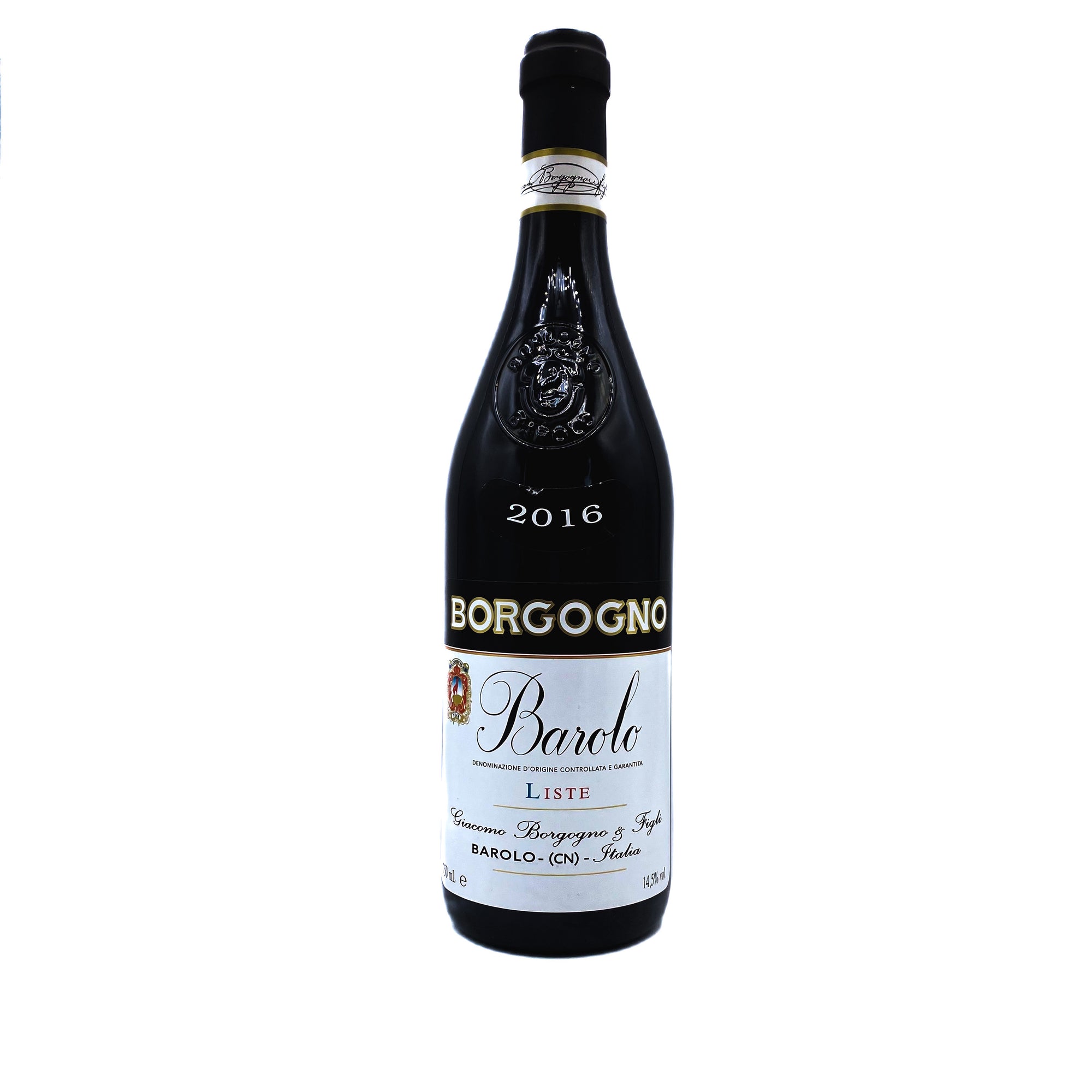 2016 GIACOMO BORGOGNO  BAROLO LISTE , PIEDMONT ITALY