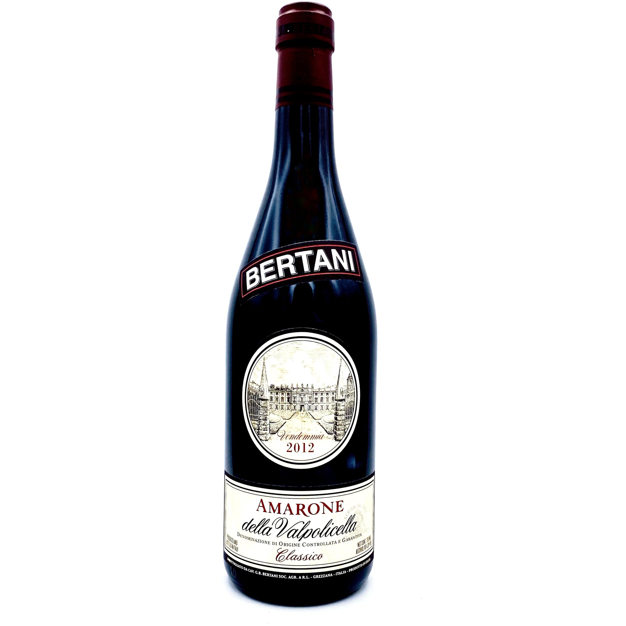 2012 BERTANI AMARONE DELLA VALPOLICELLA CLASSICO DOCG, VENETO ITALY