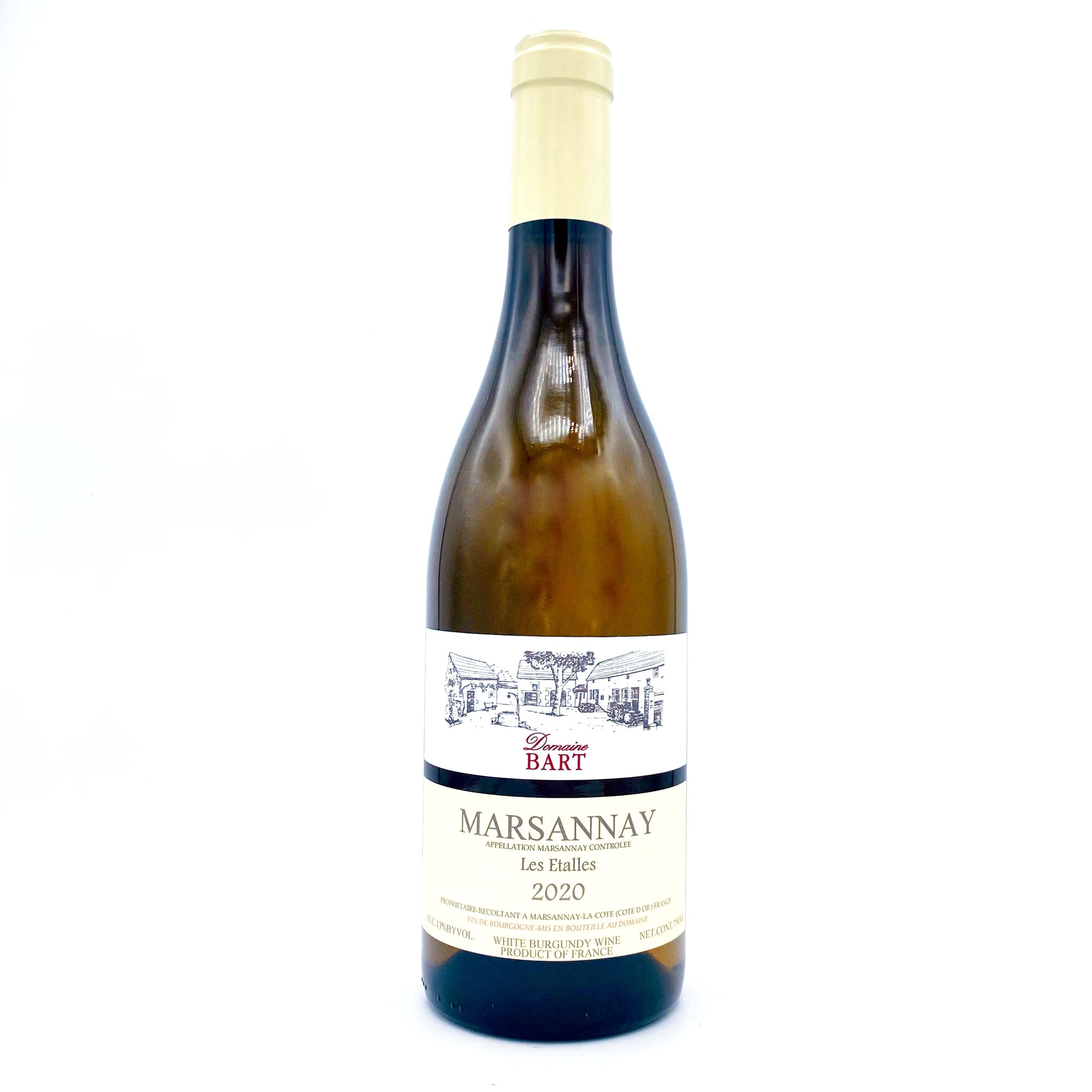 2020 DOMAINE BART MARSANNAY LES ETALLES, WHITE BURGUNDY COTE DE NUITS FRANCE